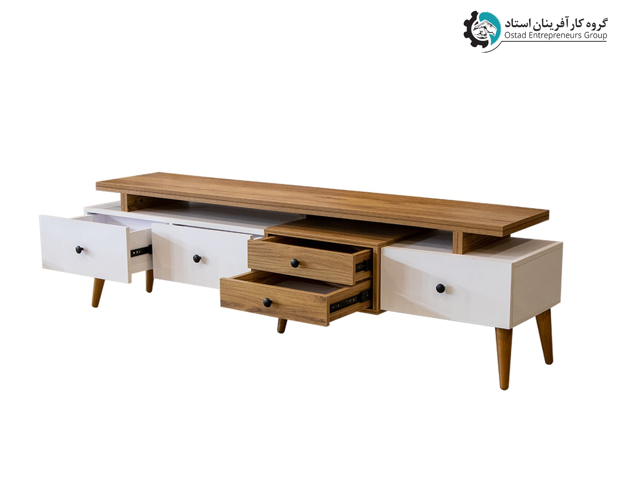 طاولة تلفاز طراز بركه