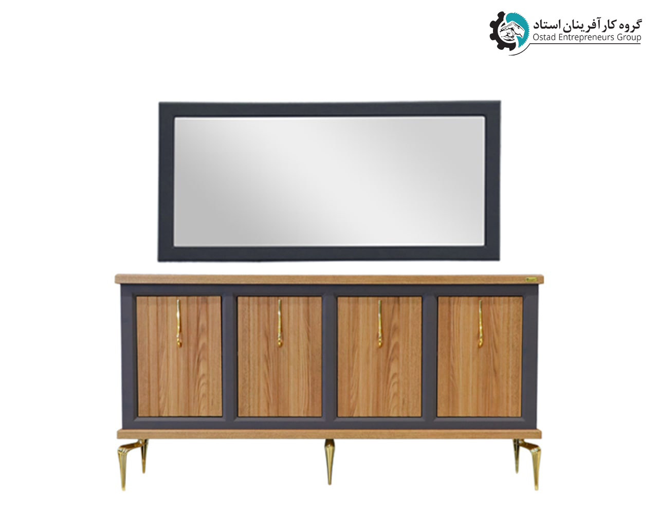 مرآة ووحدة كونسول طراز نيكا