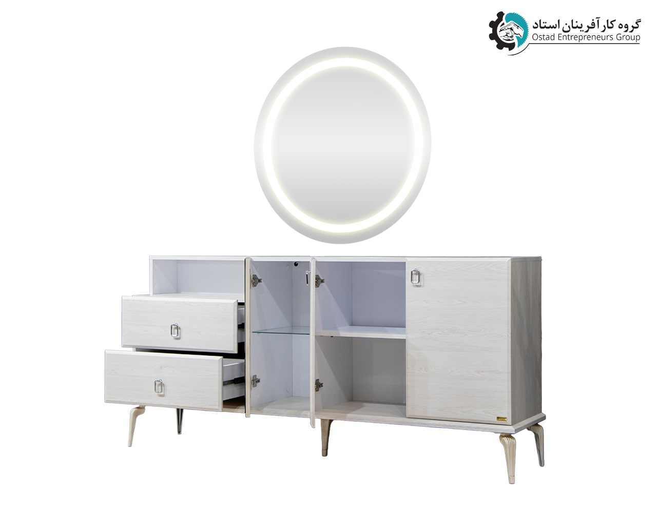 Sadaf Mirror and Console