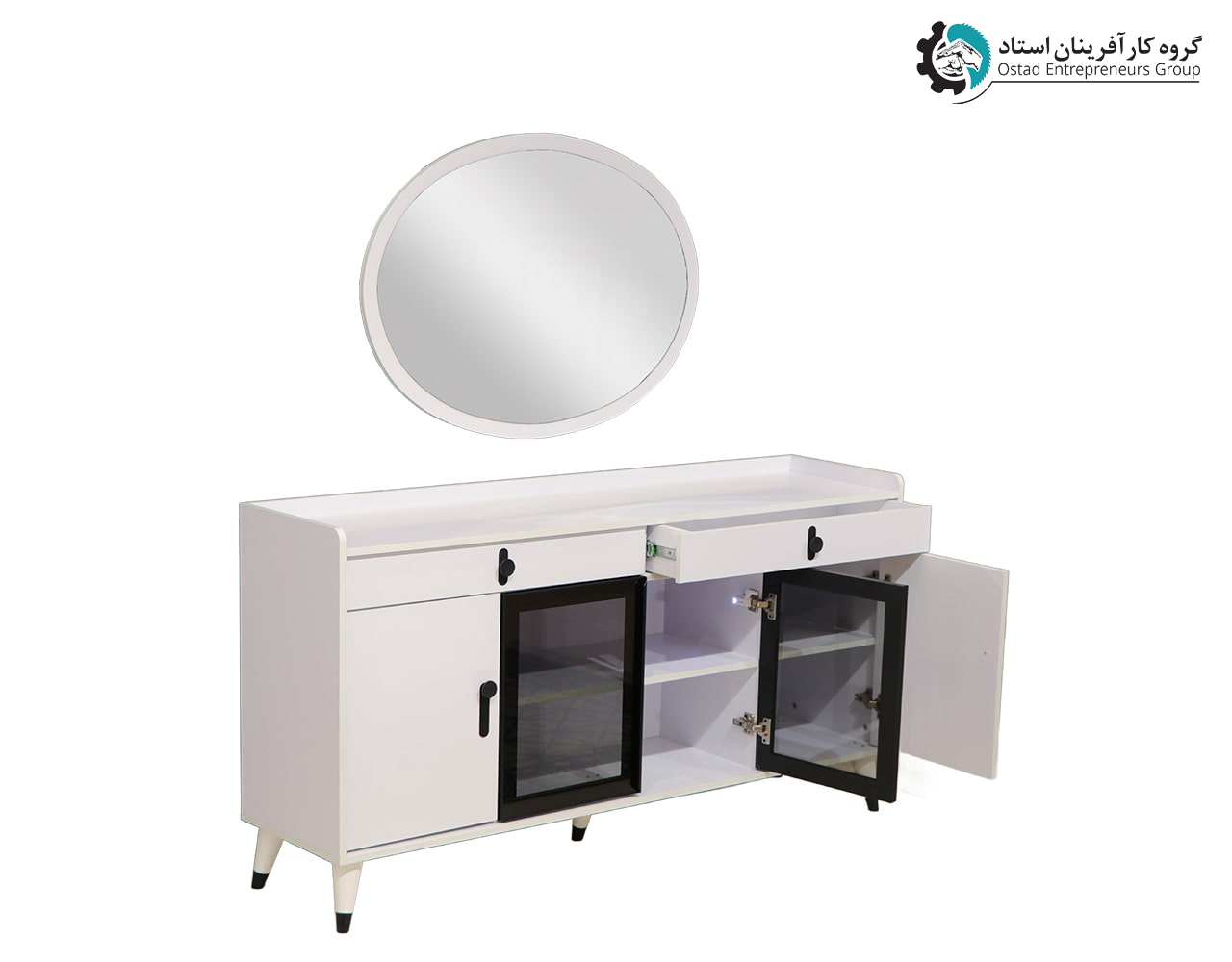 Liana Mirror and Console