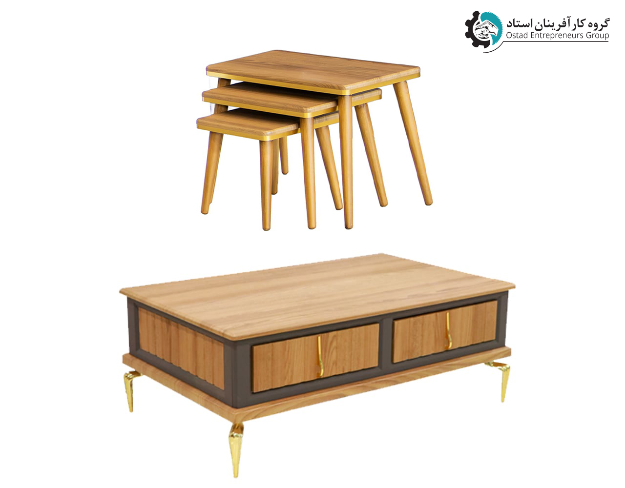 Nika Coffee Table and Side Tables