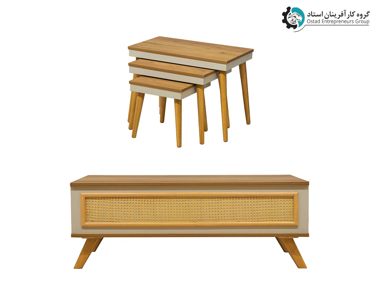 Deniz Coffee Table and Side Tables