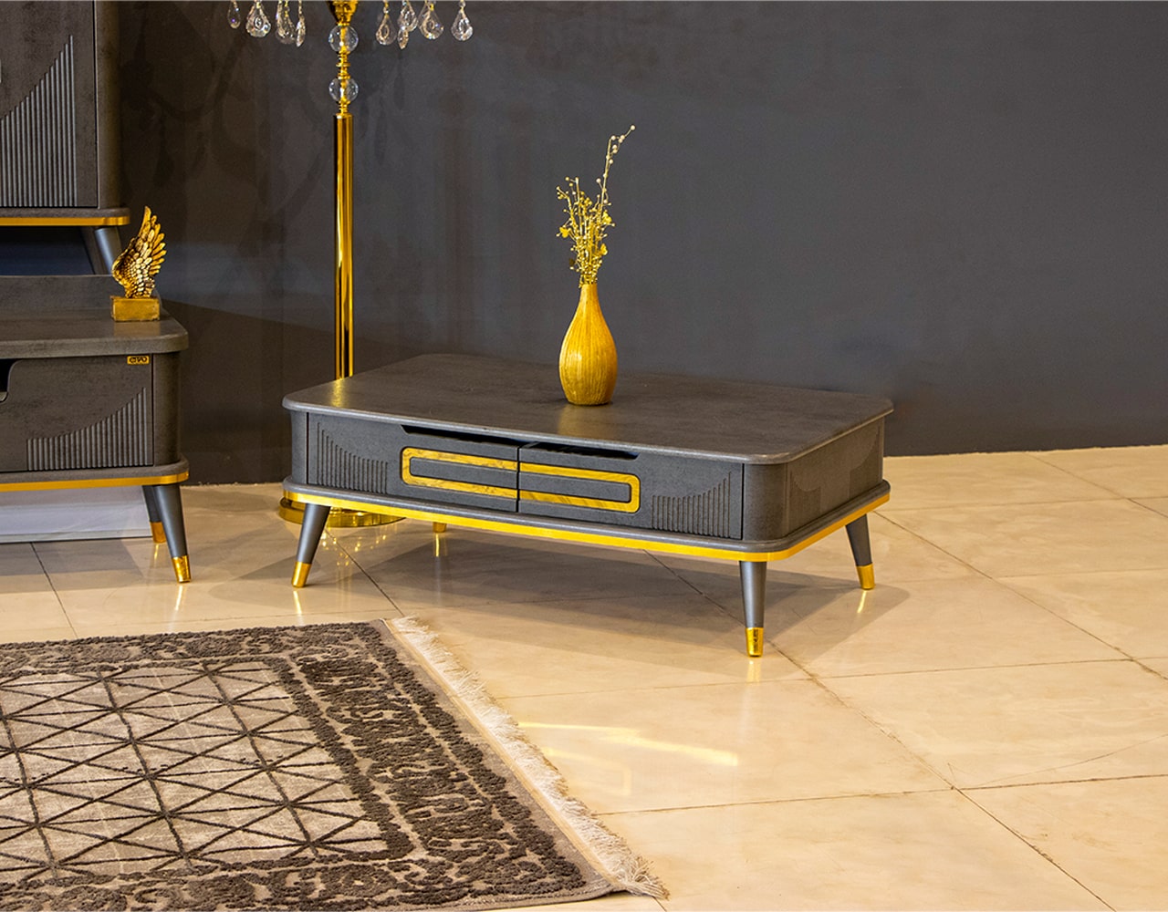 ست کامل آینه کنسول مدل مانستر