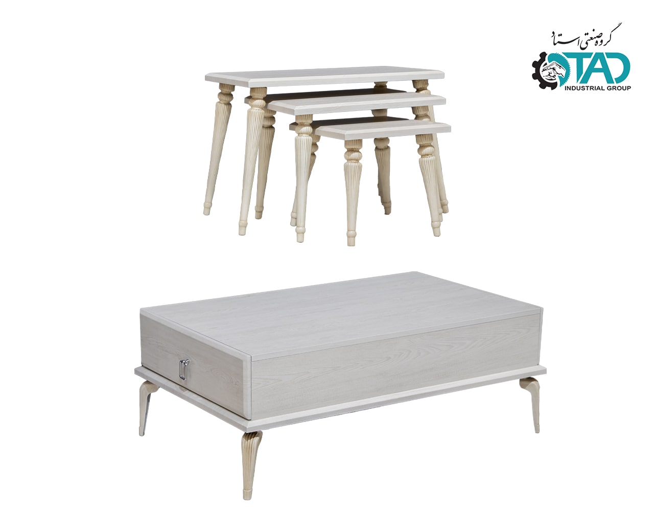 جلومبلی و عسلی مدل صدف