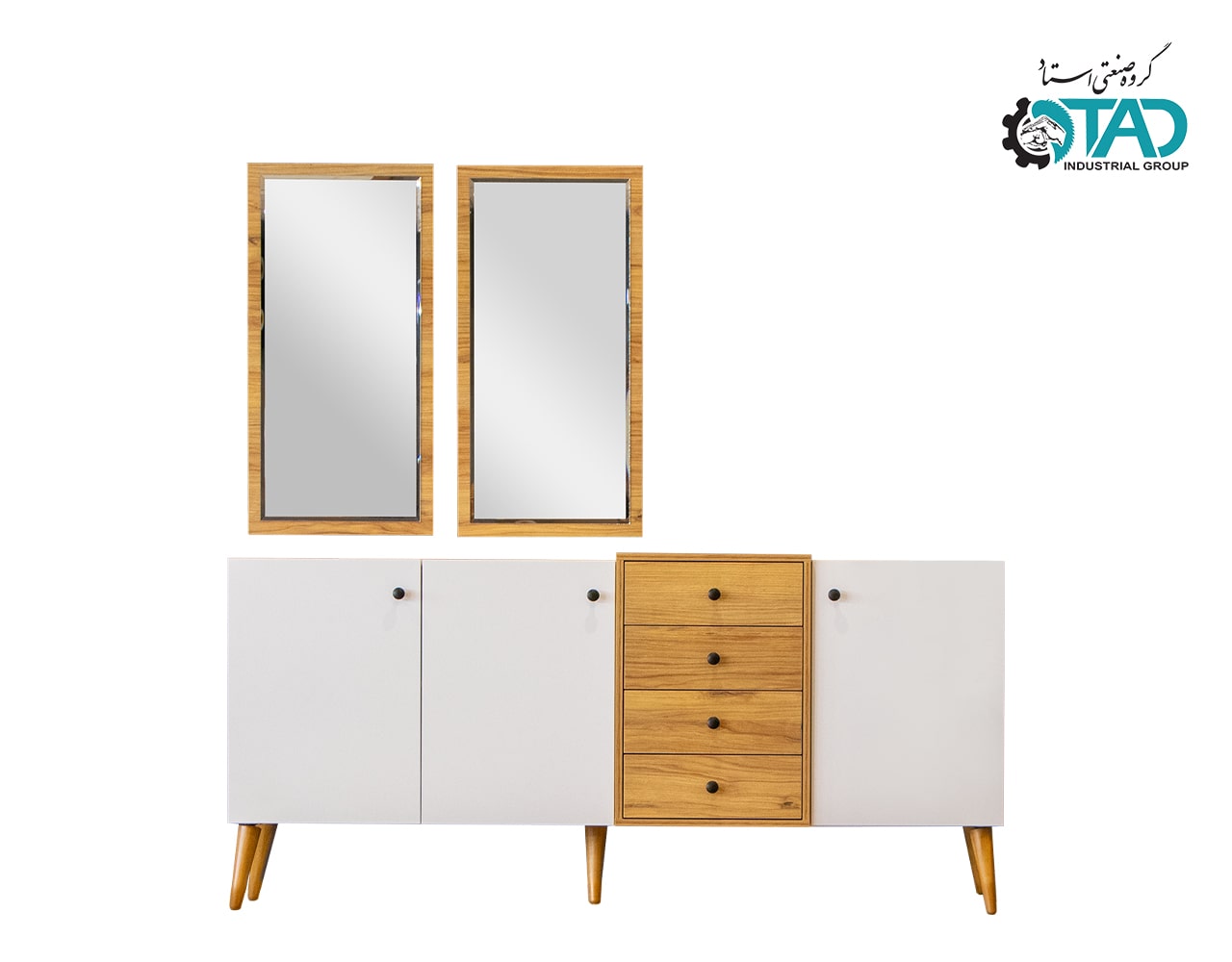 آینه و کنسول مدل برکه